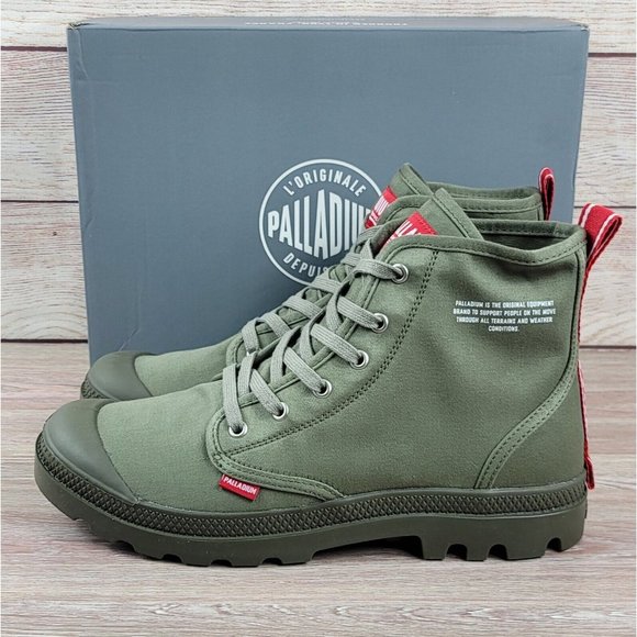 NEW Palladium Pampa Hi Combat Sneaker Boots Men's Size 13 Hiking Trail Shoes - Picture 5 of 10